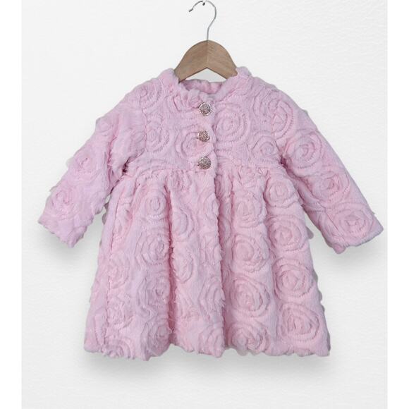 Blueberi Boulevard Other - NWT Rosette Faux Fur Dress Jacket, Size 2T